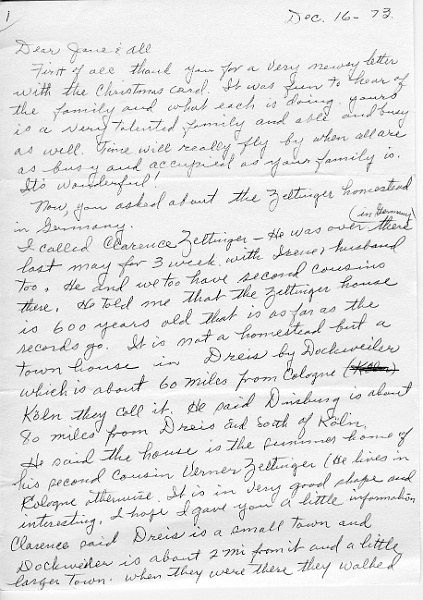 image_513.jpg - Letter by Lena (Zeltinger) Resch (Mathias' sister) Page 1 of 3